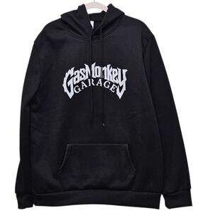 Gas Monkey Garage Hoodie Mens‎ XL Black Blood Sweat Beers Graphic Pullover
